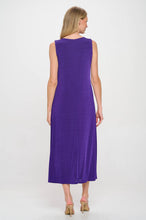 Load image into Gallery viewer, BNS Boat Neck Long Tank Dress-7078BN-TRS1 - Jostar Online