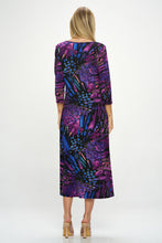 Load image into Gallery viewer, HIT V-Neck Long Dress W/Pocket-7085HT-QRP1-K-W207