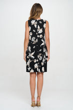 Load image into Gallery viewer, BNS V-Neck Bias Pocket Tank Dress-7088BN-TRP1-K-W309