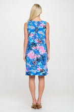 Load image into Gallery viewer, BNS V-Neck Bias Pocket Tank Dress-7088BN-TRP1-K-W305