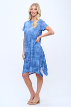 Load image into Gallery viewer, Boat Neckline Shark Bite Hem Dress-7096HT-SRD1-D003