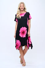 Load image into Gallery viewer, Boat Neckline Shark Bite Hem Dress-7096HT-SRP1-W113