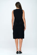 Load image into Gallery viewer, HIT V-Neck Midi Tank Dress with Side Slit-7080HT-TRS1