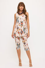 Load image into Gallery viewer, Two-Piece Sleeveless Top & Capri Pant Set-9002BN-TRP1-W317