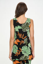 Load image into Gallery viewer, Two-Piece Sleeveless Top & Capri Pant Set-9002BN-TRP1-W389 - Jostar Online