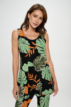 Load image into Gallery viewer, Two-Piece Sleeveless Top & Capri Pant Set-9002BN-TRP1-W389 - Jostar Online