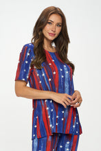 Load image into Gallery viewer, Capri Pant Set Short Sleeve - 9003BN-SRD1-D005
