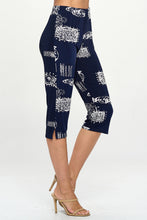 Load image into Gallery viewer, Two-Piece Short Sleeve Top & Capri Pant Set- 9003BN-SRP1-W425