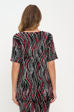 Load image into Gallery viewer, Two-Piece Short Sleeve Top & Capri Pant Set- 9003BN-SRP1-W469