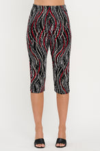 Load image into Gallery viewer, Two-Piece Short Sleeve Top & Capri Pant Set- 9003BN-SRP1-W469