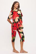 Load image into Gallery viewer, Two-Piece Short Sleeve Top & Capri Pant Set- 9003BN-SXP1-W489