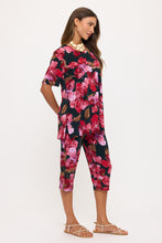 Load image into Gallery viewer, Two-Piece Short Sleeve Top & Capri Pant Set- 9003BN-SRP1-W505