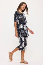 Load image into Gallery viewer, Two-Piece Short Sleeve Top & Capri Pant Set- 9003BN-SRP1-W511