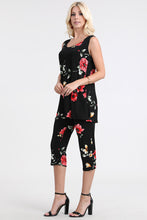 Load image into Gallery viewer, Two-Piece Sleeveless Top & Capri Pant Set-9002BN-TRP1-W215