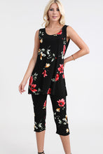 Load image into Gallery viewer, Two-Piece Sleeveless Top & Capri Pant Set-9002BN-TRP1-W215