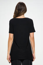 Load image into Gallery viewer, Solid Handkerchief Hem Top-3088HT-SRS1