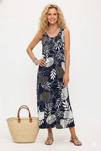 Load image into Gallery viewer, Print Long Tank Dress Print -7000BN-TRP1-W511