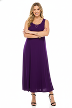 Load image into Gallery viewer, Classic Stretch Tank Maxi Dress-7000BN-TRS1 - Jostar Online