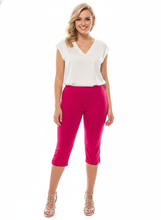 Load image into Gallery viewer, Classic Stretch Capri Pants-5002BN-ARS1