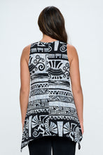 Load image into Gallery viewer, Mayan Mystique HIT Shark Bite Hem Tank- 2057HT-TRP1-W901 - Jostar Online