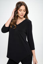 Load image into Gallery viewer, Plus Size HIT Point V-Neck Top-362HT-QXS1