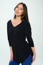 Load image into Gallery viewer, Plus Size HIT Point V-Neck Top-362HT-QXS1