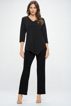 Load image into Gallery viewer, Plus Size HIT Point V-Neck Top-362HT-QXS1