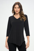 Load image into Gallery viewer, Plus Size HIT Point V-Neck Top-362HT-QXS1