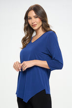 Load image into Gallery viewer, Plus Size HIT Point V-Neck Top-362HT-QXS1