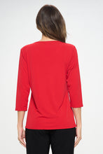 Load image into Gallery viewer, Plus Size HIT Point V-Neck Top-362HT-QXS1