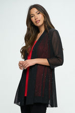Load image into Gallery viewer, Mesh Glitter Princess Jacket-4072MG-QRD1-G023