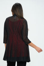 Load image into Gallery viewer, Mesh Glitter Princess Jacket-4072MG-QRD1-G023