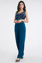 Load image into Gallery viewer, Plus Size Acetate Elastic Waist Full Length Pants-500AY-X - Jostar Online