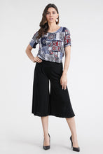 Load image into Gallery viewer, Classic Stretch Gaucho Pants-5013BN-ARS1