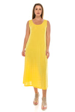 Load image into Gallery viewer, Stretchy Tank Long Dress Sleeveless Plus Size, 7000BN-TX - Jostar Online