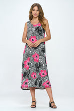 Load image into Gallery viewer, Stretchy Long Tank Dress Print - 7000BN-TRP1-W325