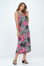 Load image into Gallery viewer, Stretchy Long Tank Dress Print - 7000BN-TRP1-W325