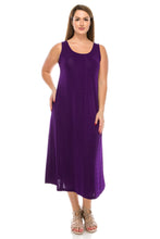 Load image into Gallery viewer, Jostar Women's Stretch Tank Maxi Dress, 700BN-T - Jostar Online
