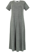 Load image into Gallery viewer, Jostar Women's Stretchy Long Dress Short Sleeve, 702BN-S - Jostar Online