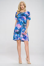 Load image into Gallery viewer, Print Missy Dress Short Sleeve- 7004BN-SRP1-W305 - Jostar Online