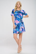 Load image into Gallery viewer, Print Missy Dress Short Sleeve- 7004BN-SRP1-W305 - Jostar Online
