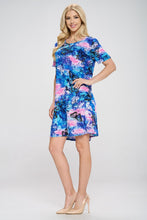Load image into Gallery viewer, Print Missy Dress Short Sleeve- 7004BN-SRP1-W305 - Jostar Online