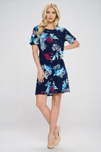 Load image into Gallery viewer, Print Missy Dress Short Sleeve- 7004BN-SRP1-W310 - Jostar Online
