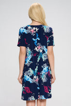 Load image into Gallery viewer, Print Missy Dress Short Sleeve- 7004BN-SRP1-W310 - Jostar Online