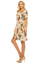 Load image into Gallery viewer, Print Missy Dress Short Sleeve-7004BN-SRP1-W317 - Jostar Online