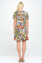 Load image into Gallery viewer, Print Missy Dress Short Sleeve-7004BN-SRP1-W329