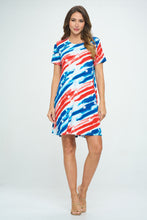 Load image into Gallery viewer, Print Missy Dress Short Sleeve-7004BN-SRP1-W384