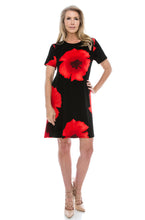Load image into Gallery viewer, Jostar Women's Stretchy Missy Dress Short Sleeve Print, 704BN-SP-W113 - Jostar Online