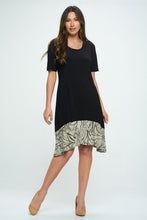 Load image into Gallery viewer, HIT Half Sleeve Contrast Dress-7084HT-HRP1-C-W349 - Jostar Online