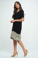 Load image into Gallery viewer, HIT Half Sleeve Contrast Dress-7084HT-HRP1-C-W349 - Jostar Online